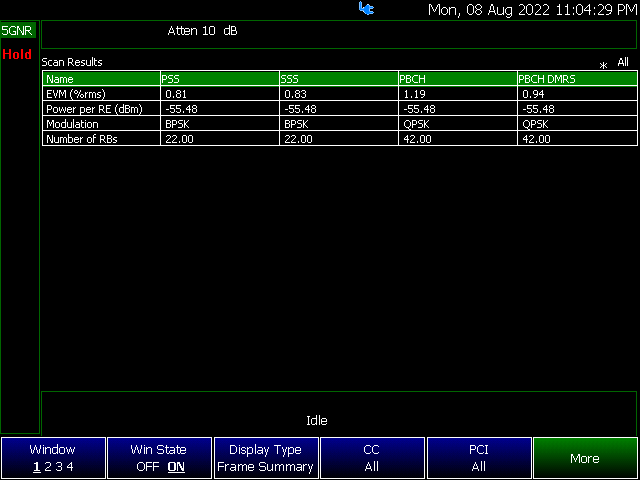 5G NR EVN FRAMe