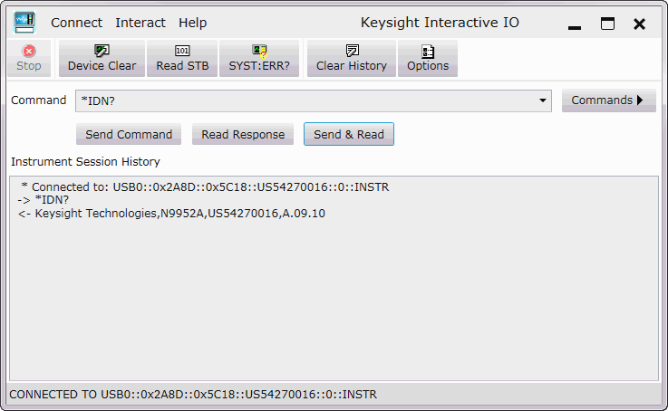 KS Interactive IO window -USB