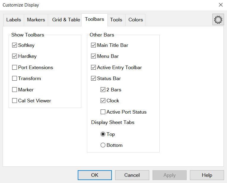 Customize Your Analyzer Screen
