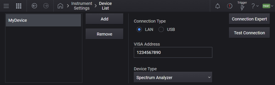 Device List