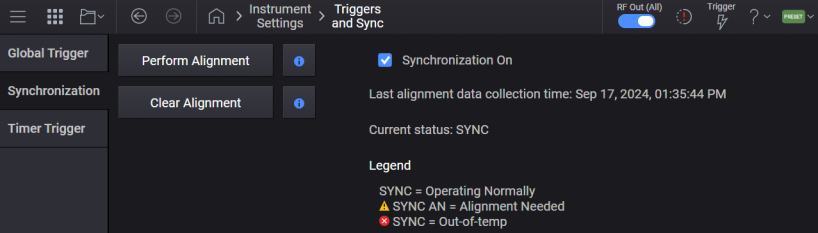 Triggers and Sync