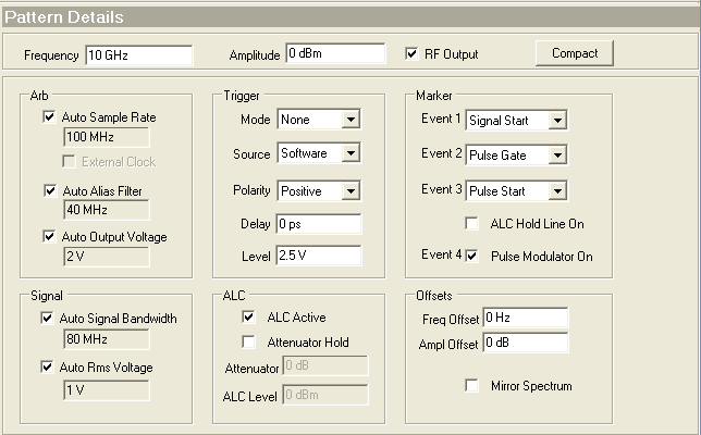Advanced Pattern Details