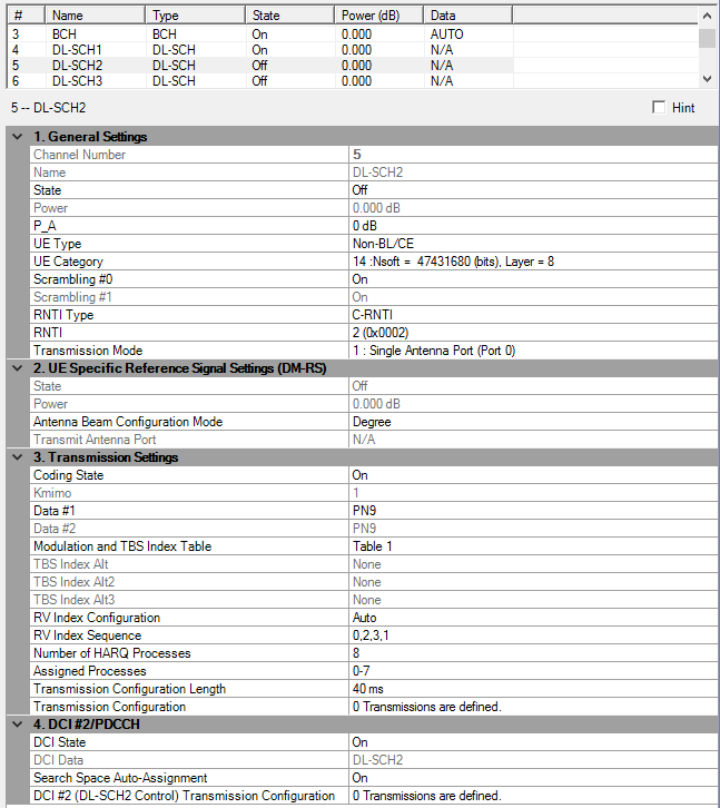 Dl Code Setup Channel Setup (Advanced LTE-A Pro eMTC Downlink)